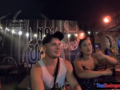 THAI SWINGER - Curvy Thai amateur moans loudly when her boyfriend has sex with her