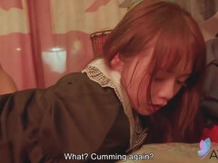 Sexy Chinese Maid Wen Ruixin Has Wildly Fucks With Her New Friend