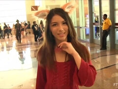 Brunetta, Carina, Toccando, All'aperto, Punto di vista pov, Figa, Civettuole, Ragazza