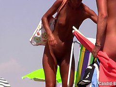 Playa, Hd, Mamá, Desnudo, Nudista, Al aire libre, Público, Voyeur
