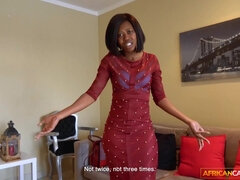 AFRICAN AUDITION - African Inborn Stunner Never Hoped a White Knob Like This (Deep Facehole)