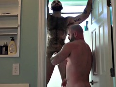 BREEDMERAW Bishop Angus fucked hard by handsome guy after shower