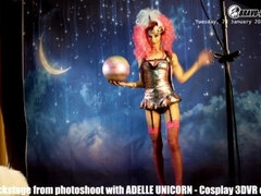 Watch extravagant Adelle Unicorn and Adelle's porn