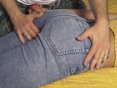 Fingern, Handjob, Jeans