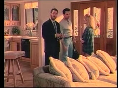Steve Drake Fucks Isabella Sky and Tiffany Million with His Big Hard Cock - Blowjob, Cumshot, and Missionary with Busty MILFs in Stockings