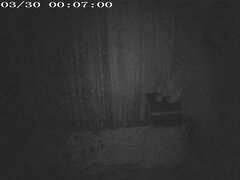 Spying via hidden cam for a midnight doggy fuck