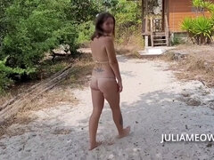 Amateur, Fétiche, Exhib, Nue  à poil, De plein air, Solo, Nénés, Épouse
