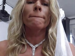 Blond, Pijpbeurt, Brijd, Man die toekijkt, Europees, Geld, Gezichtspunt, Vrouw