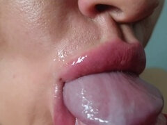 Enthousiasteling, Pijpbeurt, Sperma shot, Handbeurt, Huisgemaakt, Zoenen, Monster, Zuigen