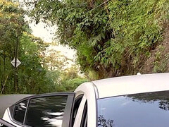 18 ans, Gros cul, Grosse bite, Voiture, Fille latino, De plein air, Adolescente, Bizarre