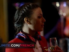 Hot Air Hostess Cassie Del Isla Fucks in Uniform - Brunette Stewardess Doggy Style