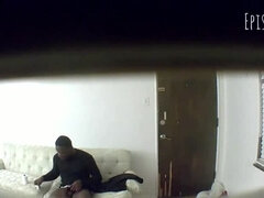 Hidden Spy Cam Blowjob - Ebony Girl Takes Cum in Mouth