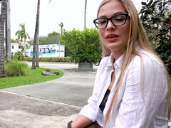 Glamour Hipster Babe  Sloan Harper Outdoor Intercourse