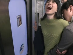 Asijské, Péro, Japonské, Dospělé, Na veřejnosti, Pička, Stříkání, Kuřba sání