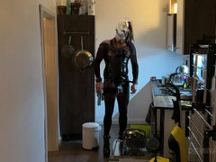 Bdsm, Fangenskap, Brunette, Fetisj, Hd, Kjøkken, Slave, Leker