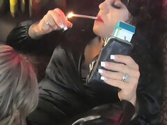 Amatoriale, Pompino, Coppia, Fetish, Donna con pene, Fumando   smoking