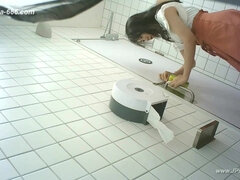 Enthousiasteling, Aziatisch, Huisgemaakt, Pissen, Kut duiken, Spion, Tiener, Toilet