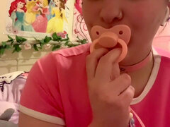 Ddlg mouth sounds (pacifier,chewing,licking) ASMR