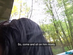 Amatööri, Perse, Suihinotto, Ruskeahiuksinen, Julkinen, Pillu, Niellä, Tissit