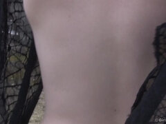 Блондинки, Мастурбация, На природе, Соло