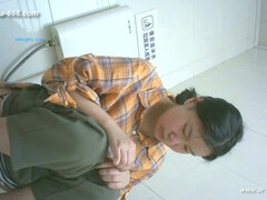 Amateur, Asiático, Chino, Público, Coño, Espía, Adolescente, Inodoro