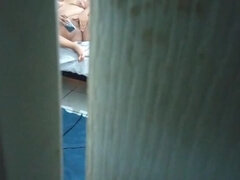 Chubby Mexicana Karmica Masturbates Secretly & Video Calls BF - She Gets Caught!