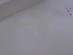 DirtyTina Horny Piss Trilogy - German MILF Solo Pee Action