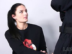 Suihinotto, Ruskeahiuksinen, Hd, Putka, Toimisto, Poliisi, Todellisuus, Hänen