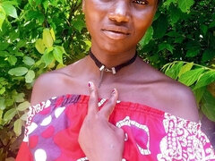 Afrikansk, Vakker, Svart, Alene