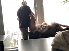 Fucked in the office: MILF boss is dominated by hot young intern with BWC