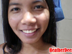 Heather Deep Does Selfie internal ejaculation gargling Thai chinese Teen Monster