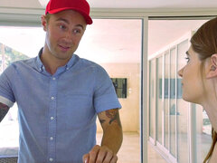 Anal, Queue, Faciale, Seins naturels, Chatte, Maigrichonne, String, Nénés