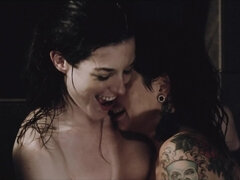 Joanna Angel and Stoya dare to fuck each other in shower
