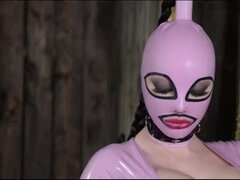 Støvletter, Fetisj, Latex, Maske, Milf, Mamma, Fitte, Alene