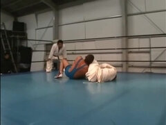 Judo girl VS Wrestling boy maledom
