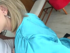 Leie, Arsch, Blasen, Spermaladung, Absätze, Ehemann, Strumpfhose, Satin