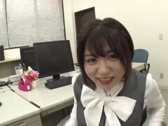 Amateur, Asiatique, Éjaculation interne, Doigter, Bureau, Pov, Adolescente, Nénés