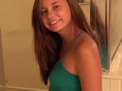 Carolina sweets teen bj fresh from the shower