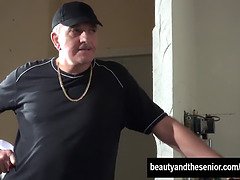 Avsugning, Morfar farfar, Hd, Slick, Mmf man man kvinna, Fitta, Skriker, Trekant