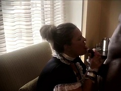 Furry french maid gets fucked and facial