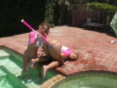 Anal, Blonde, Lesbienne, Jouets