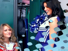 Store pupper, Brunette, Heiagjengpike, Skole, Truser, Skjørt, Sokker, Uniform