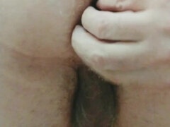 arturastor plays butt sex with a cucumber all inside his booty - Toy