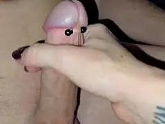 아마추어, 큰 음경, 큰 가슴, 금발의, 사정 샷, 핸드잡, 밀프, 셀카