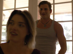 Bambino, Schizzo di sborra, Facciale, Baciando, Leccata, Tette naturali, Piccola, Figa