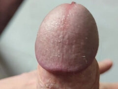 Stříkání spermatu, Gay, Masturbace