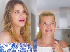Freaking Our Beefcake Gets Mind-Blowing Double Blowjob