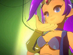 giantess Shantae (credit to: @Zapor666)