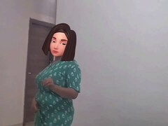 Arabic Chaabi dance with hot Arab women showing off big booty and dancing nude