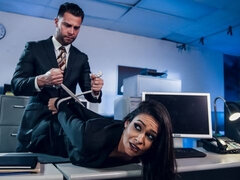 お尻, フェラチオ, ボンデージ, バック, 服従, ストリッピング, ティーン, 三人